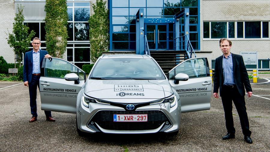 L'IMOB UHASSELT TESTE DES TECHNOLOGIES DE CONDUITE DANS UN TOUT NOUVEAU VÉHICULE DE RECHERCHE