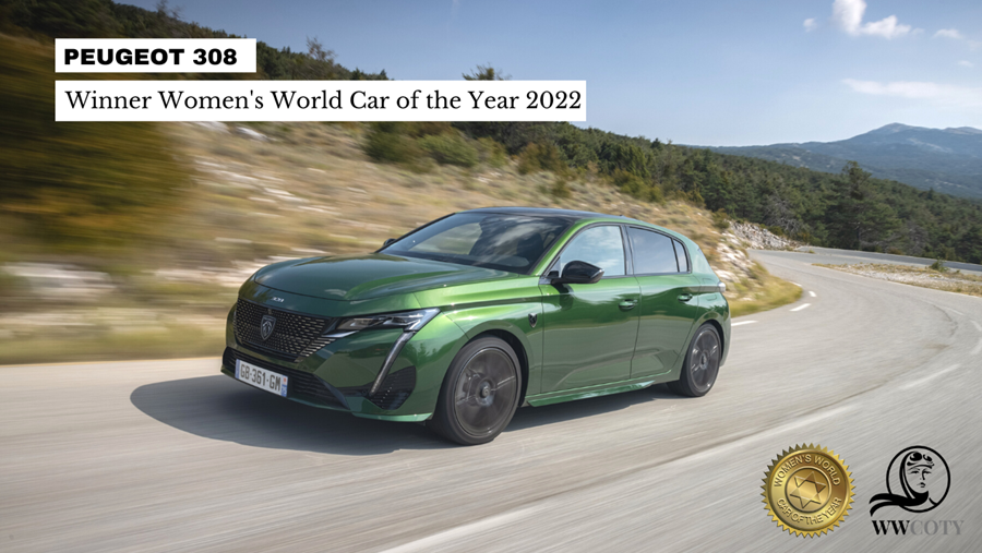 La nouvelle Peugeot 308 élue Women's World Car 2022