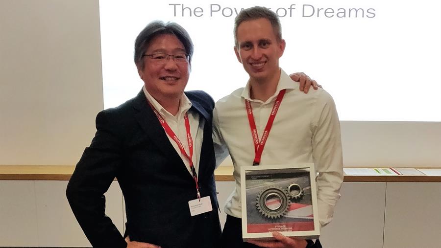 Jeroen Theys récompensé à la Honda Academie