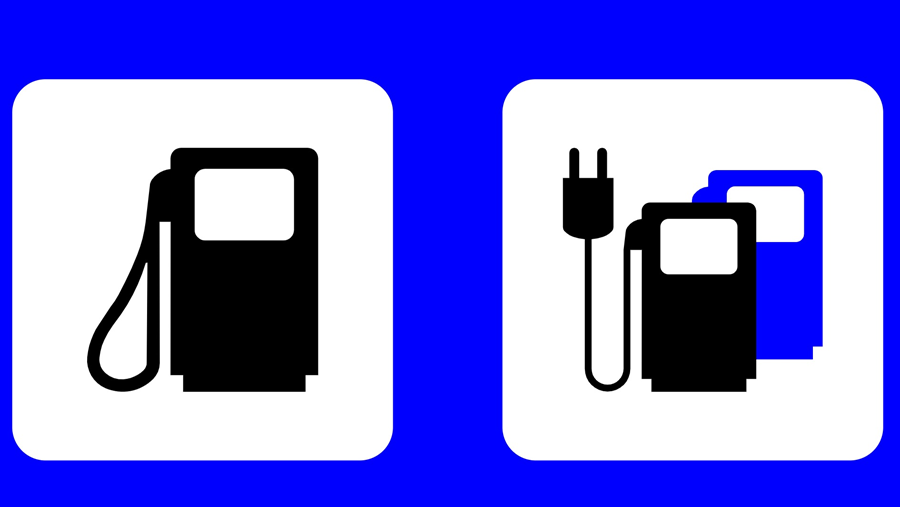 De nouveaux panneaux indiquent les points de recharge électrique le long des autoroutes