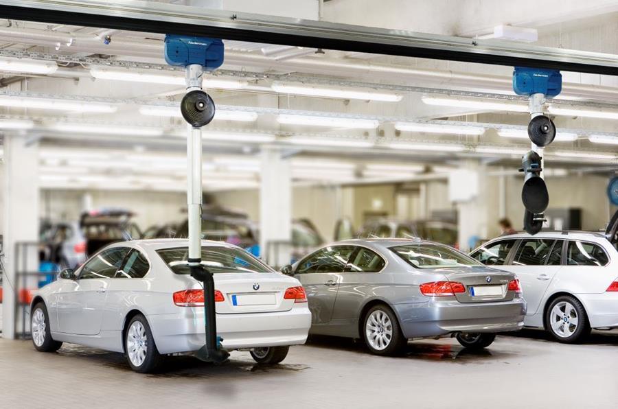 Aspiration et filtration des gaz d'échappement