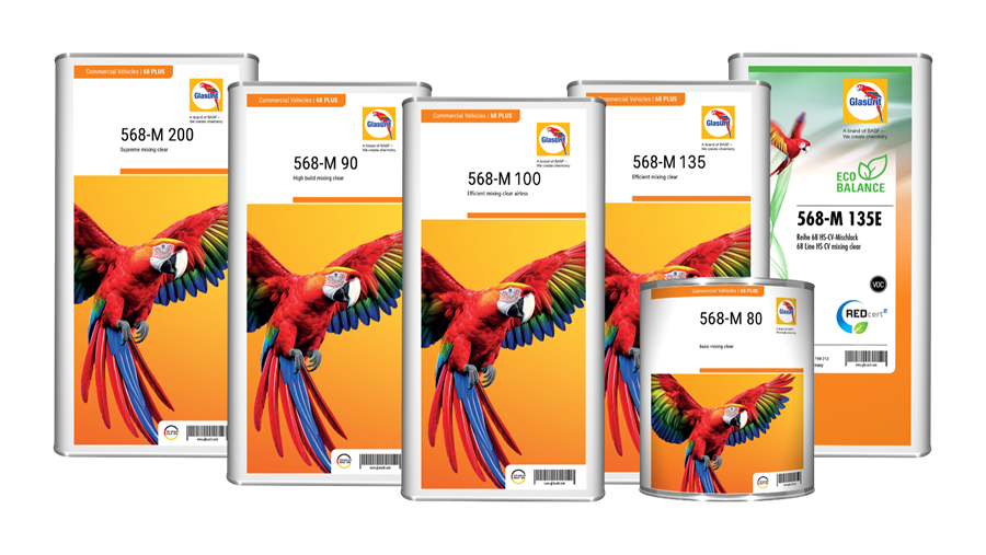 Glasurit introduceert nieuw Lijn 68 PLUS-assortiment